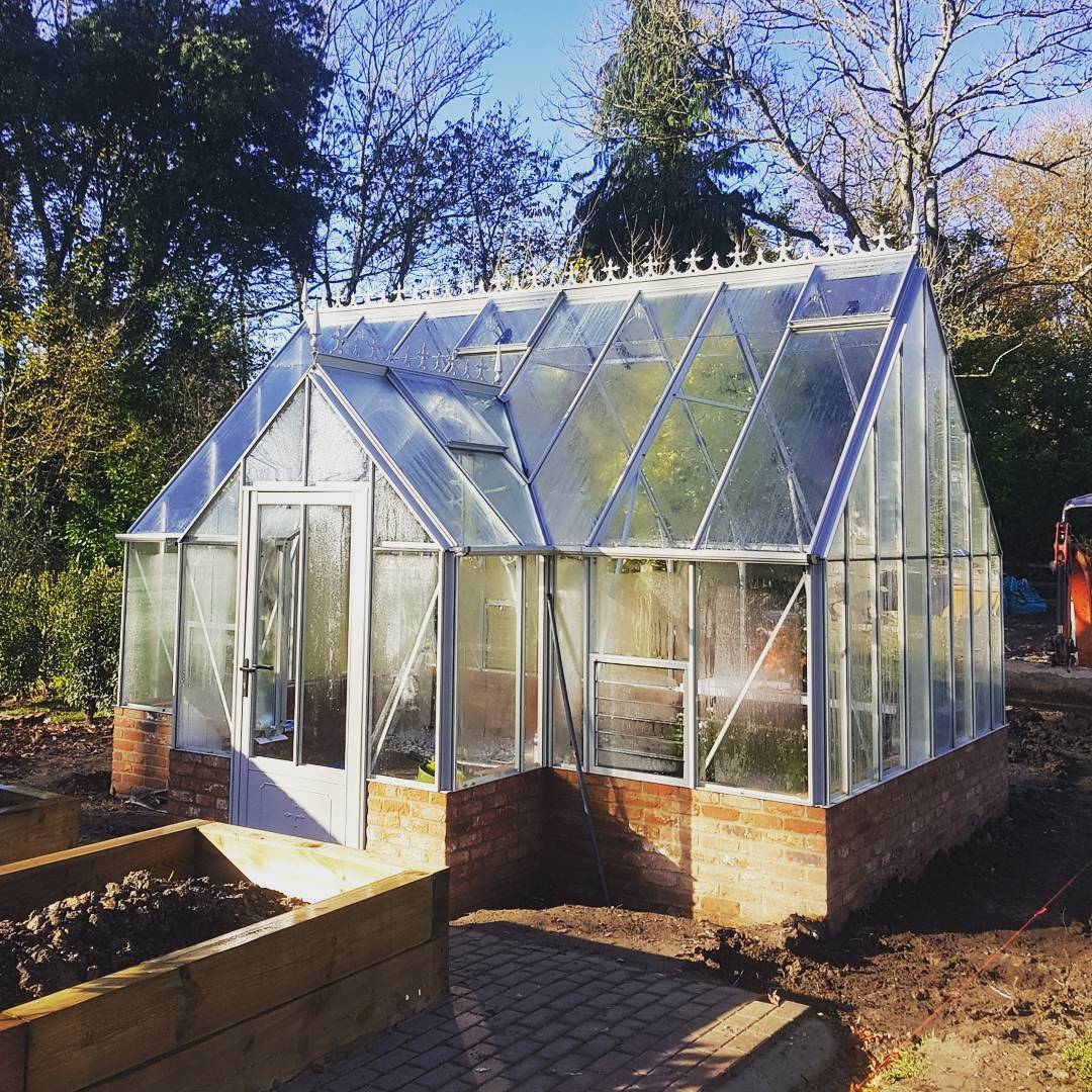 greenhouse Victorian growing landscaping
