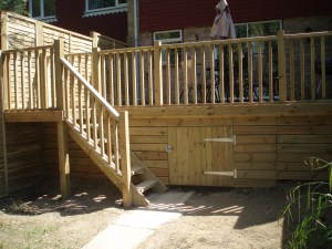decking Balconay outdoor space